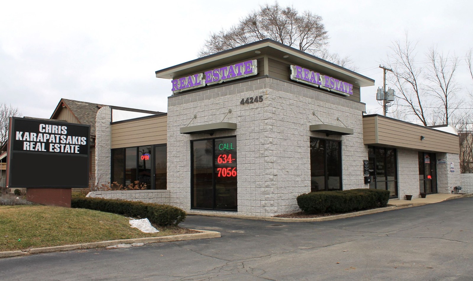 Chris Karapatsakis Real Estate office at 44245 Ford Rd, Canton MI